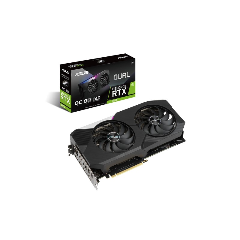 ASUS Dual -RTX3070-O8G-V2 NVIDIA GeForce RTX 3070 8 Go GDDR6