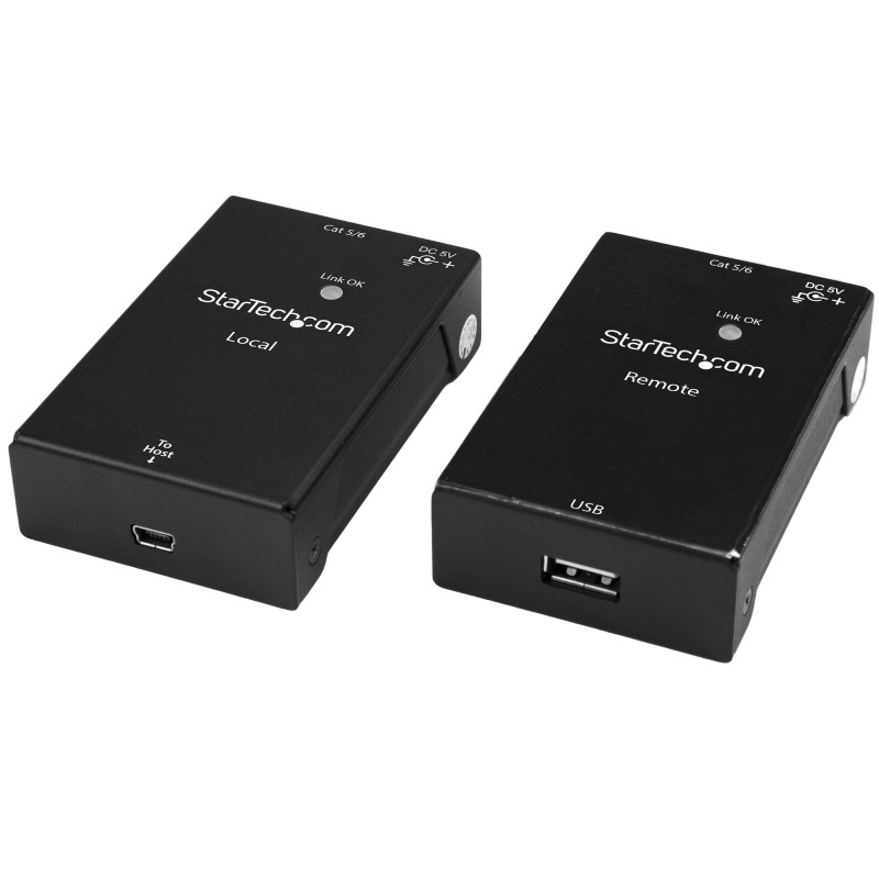 StarTech.com Extender USB 2.0 su cavo Cat5e/Cat6 (RJ45) - Fino a 50m Kit adattatore per estensore porta ad alta velocità