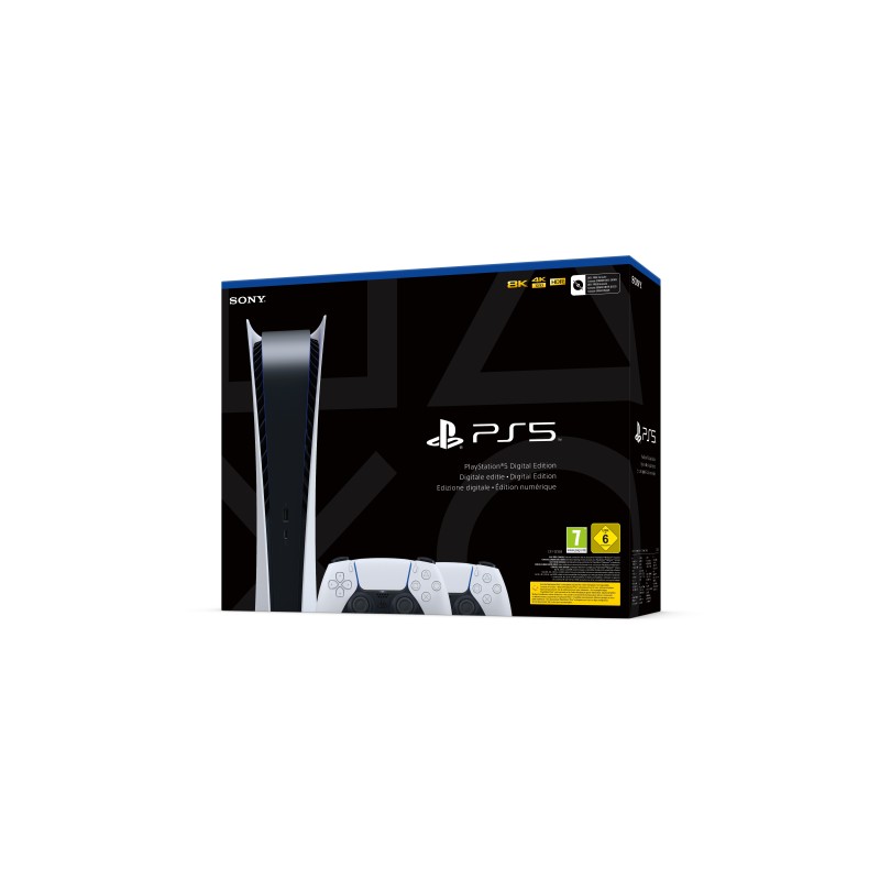 SONY PLAYSTATION 5 825GB DIGITAL EDITION WITH 2 CONTROLLER