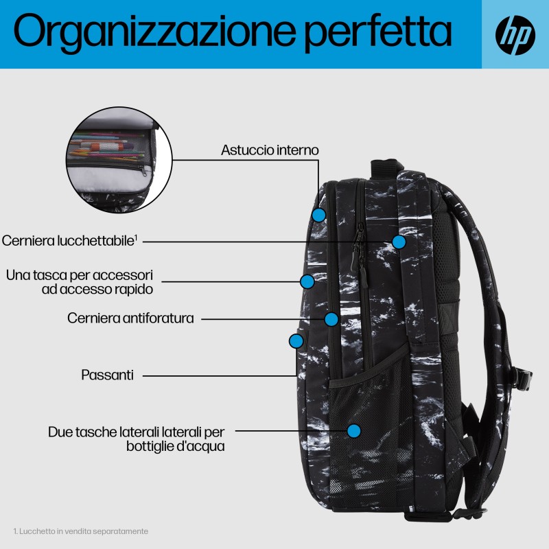 HP Campus XL Backpack Stone Marble