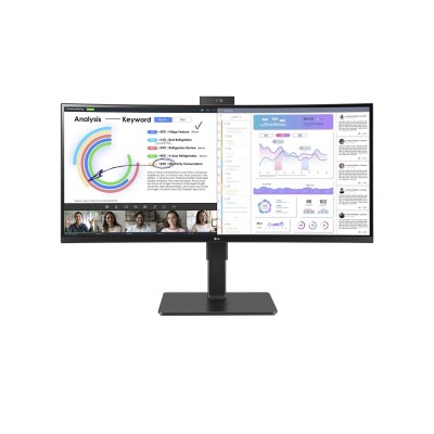 LG 34BQ77QC-B Monitor PC 86,4 cm (34") 3440 x 1440 Pixel Wide Quad HD LCD Nero