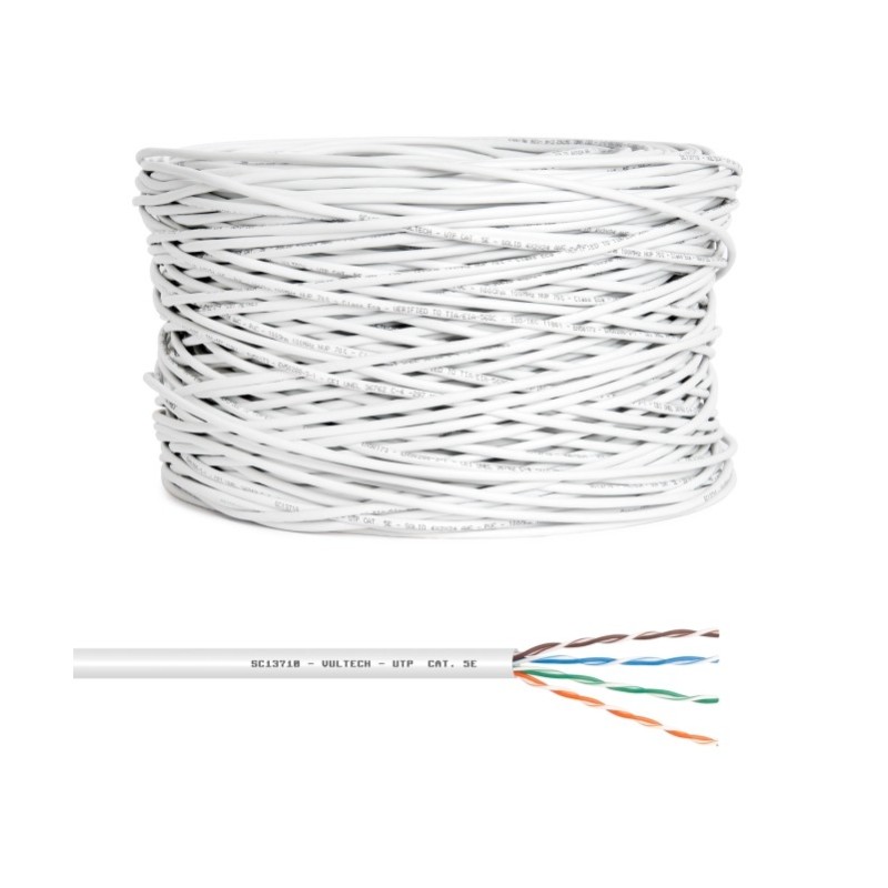 Vultech Matassa Lan 305m Cat. 5E UTP 24AWG CU CPR PASS