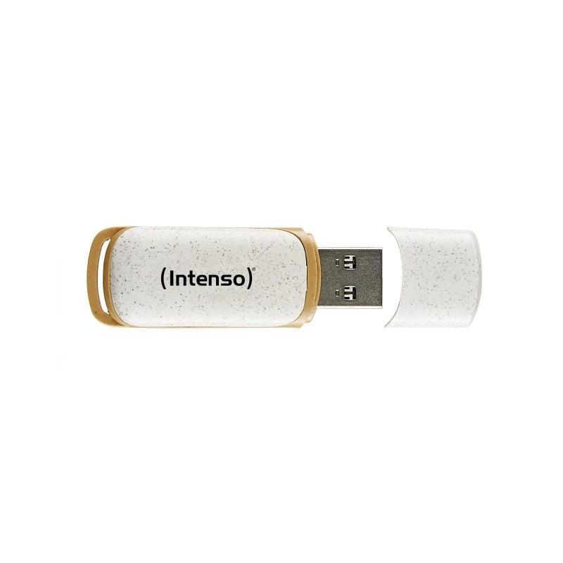 Intenso Green Line unità flash USB 64 GB USB tipo A 3.2 Gen 1 (3.1 Gen 1) Beige, Marrone