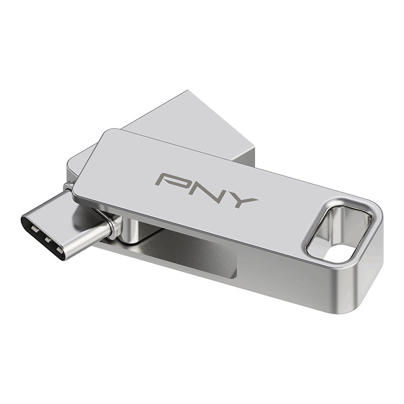 PNY DUO LINK unità flash USB 256 GB USB Type-A   USB Type-C 3.2 Gen 1 (3.1 Gen 1) Acciaio inossidabile