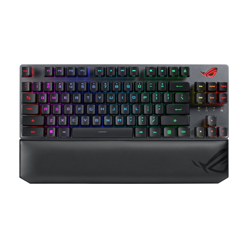 ASUS ROG Strix Scope RX TKL Wireless Deluxe tastiera USB + RF Wireless + Bluetooth QWERTY Italiano Nero