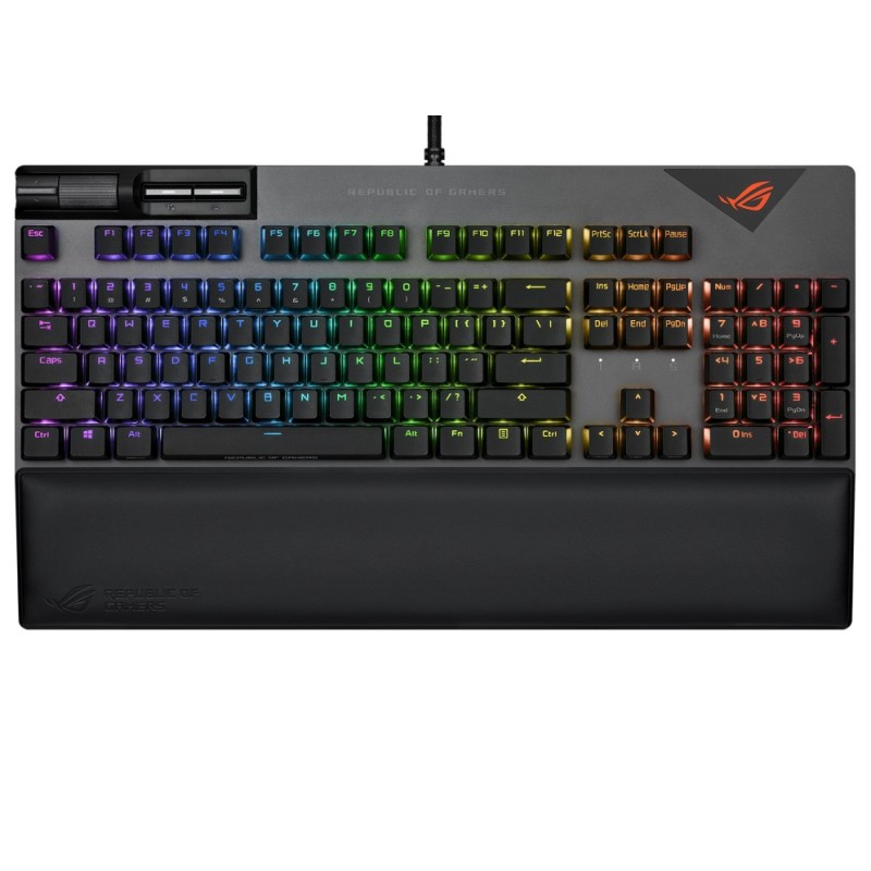 ASUS ROG Strix Flare II tastiera USB QWERTY Italiano Nero, Grigio