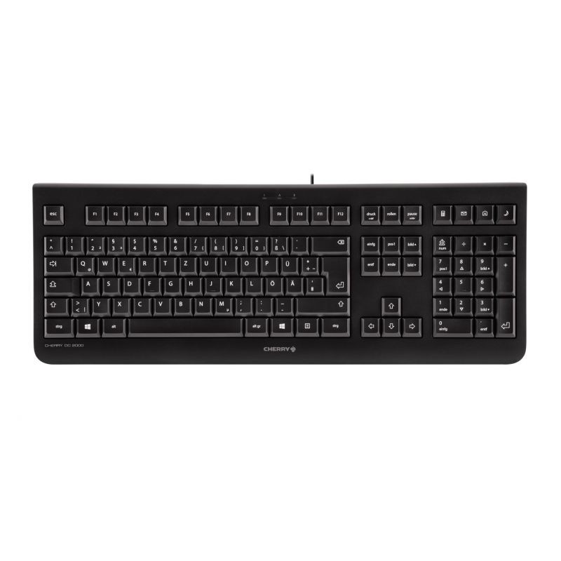 CHERRY DC 2000 tastiera Mouse incluso USB QWERTY Ceco Nero