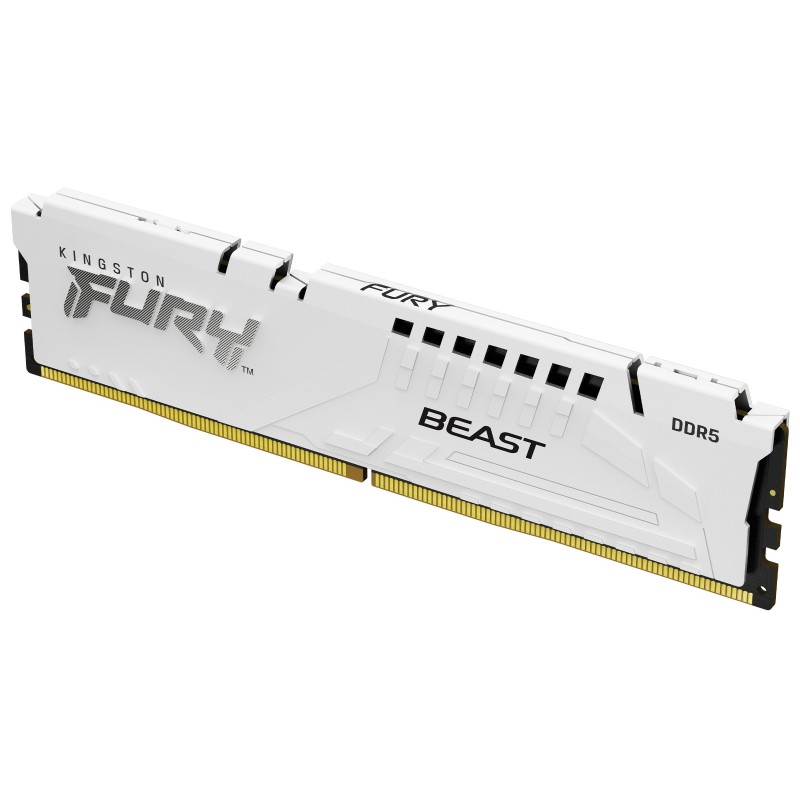 Kingston Technology FURY Beast 64 GB 6000 MT s DDR5 CL36 DIMM (Kit da 2) White EXPO