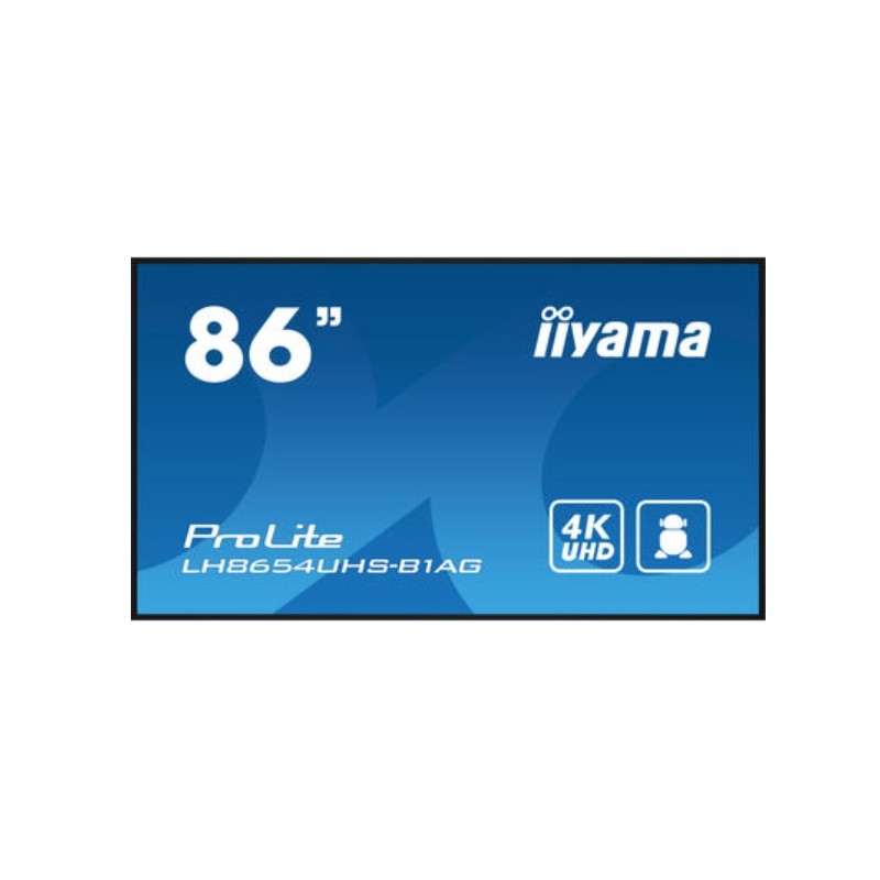 iiyama ProLite To Be Updated Monitor PC 2,17 m (85.6") 3840 x 2160 Pixel 4K Ultra HD LED Nero