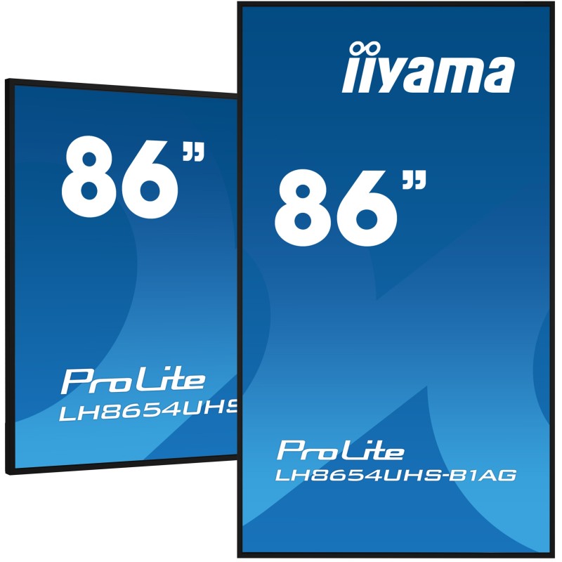 iiyama ProLite To Be Updated Monitor PC 2,17 m (85.6") 3840 x 2160 Pixel 4K Ultra HD LED Nero