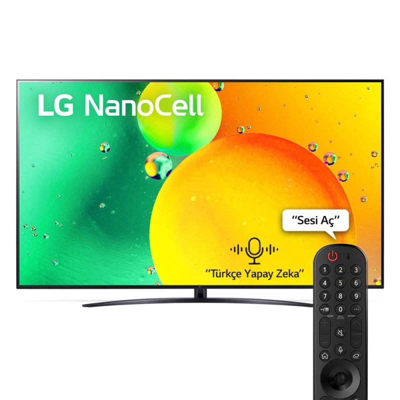 LG NanoCell 43NANO766QA TV 109,2 cm (43") 4K Ultra HD Smart TV Wi-Fi Nero