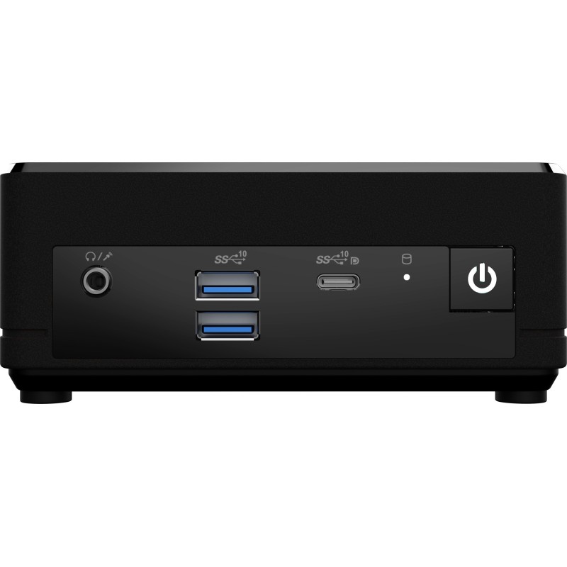 MSI Cubi N ADL-002EU Intel® N N100 4 GB DDR4-SDRAM 128 GB SSD Windows 11 Pro Mini PC Nero