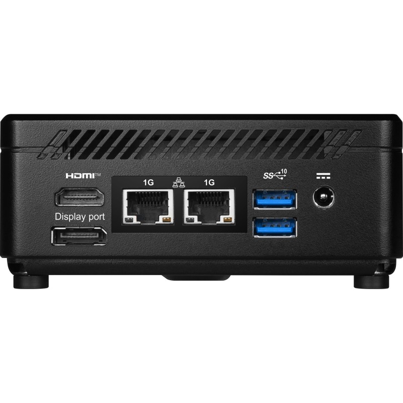 MSI Cubi N ADL-002EU Intel® N N100 4 GB DDR4-SDRAM 128 GB SSD Windows 11 Pro Mini PC Nero