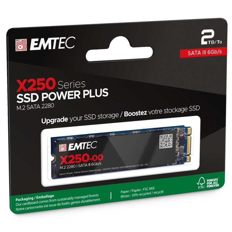 Emtec X250 M.2 2 TB Serial ATA III 3D NAND