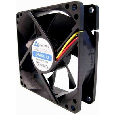 Chieftec AF-0625S sistema di raffreddamento per computer Case per computer Ventilatore Nero