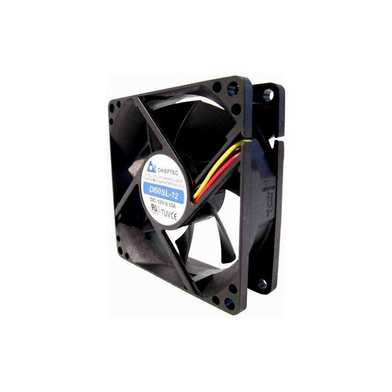 Chieftec AF-0625S sistema di raffreddamento per computer Case per computer Ventilatore Nero