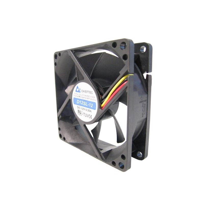 Chieftec AF-1225S sistema di raffreddamento per computer Case per computer Ventilatore Nero