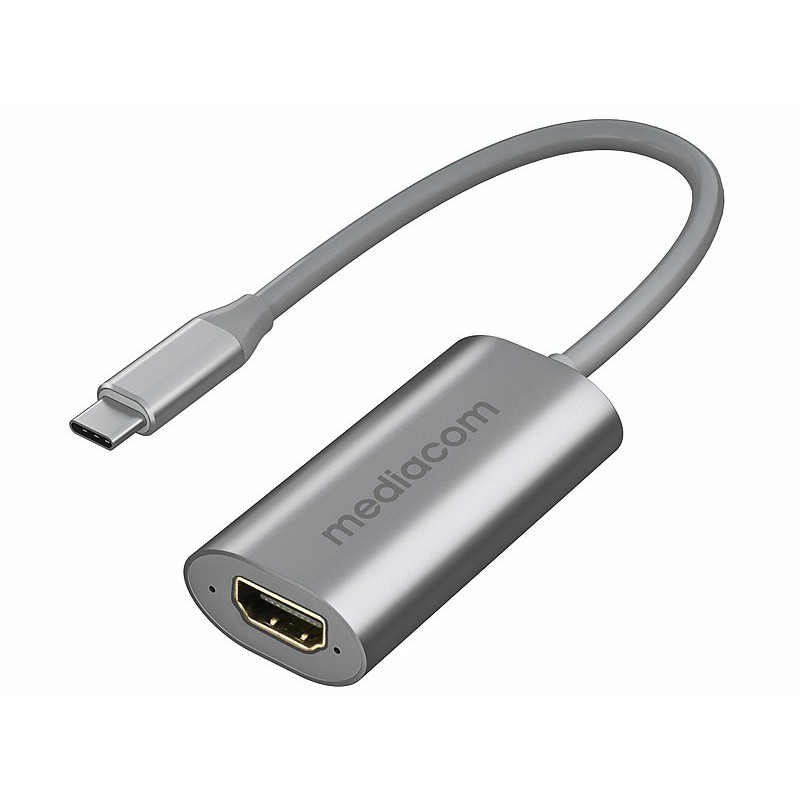 Mediacom MD-C306 hub di interfaccia USB tipo-C Alluminio