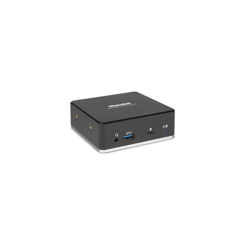 Hamlet HDKC-PD8000 replicatore di porte e docking station per laptop Cablato USB 3.2 Gen 1 (3.1 Gen 1) Type-C Nero