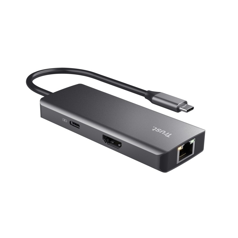 Trust Dalyx USB tipo-C 1000 Mbit s Argento