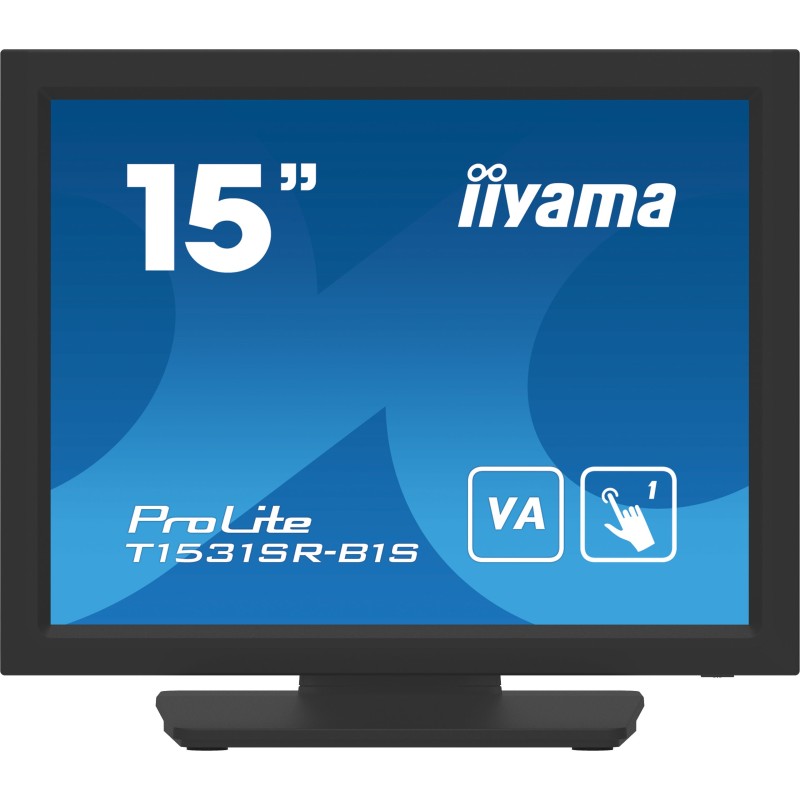 iiyama T1531SR-B1S monitor POS 38,1 cm (15") 1024 x 768 Pixel XGA Touch screen