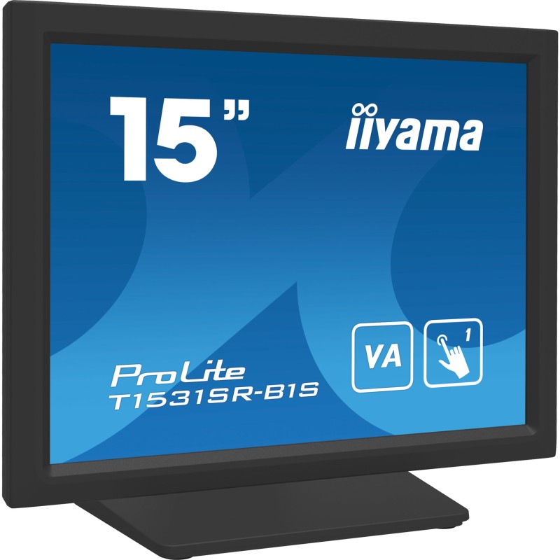 iiyama T1531SR-B1S monitor POS 38,1 cm (15") 1024 x 768 Pixel XGA Touch screen