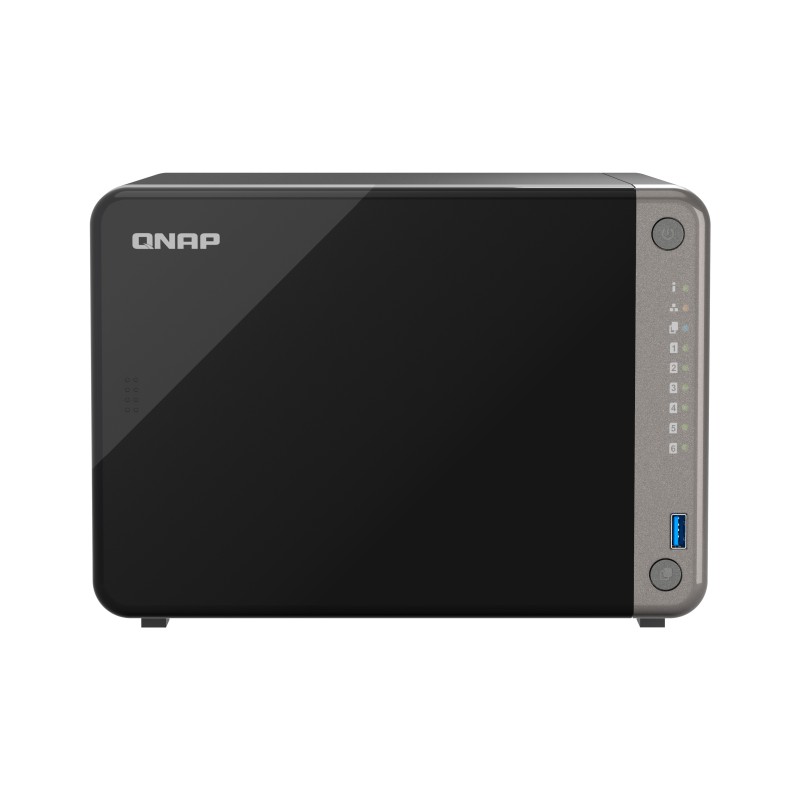 QNAP TS-AI642-8G server NAS e di archiviazione Tower Collegamento ethernet LAN Nero Cortex-A76