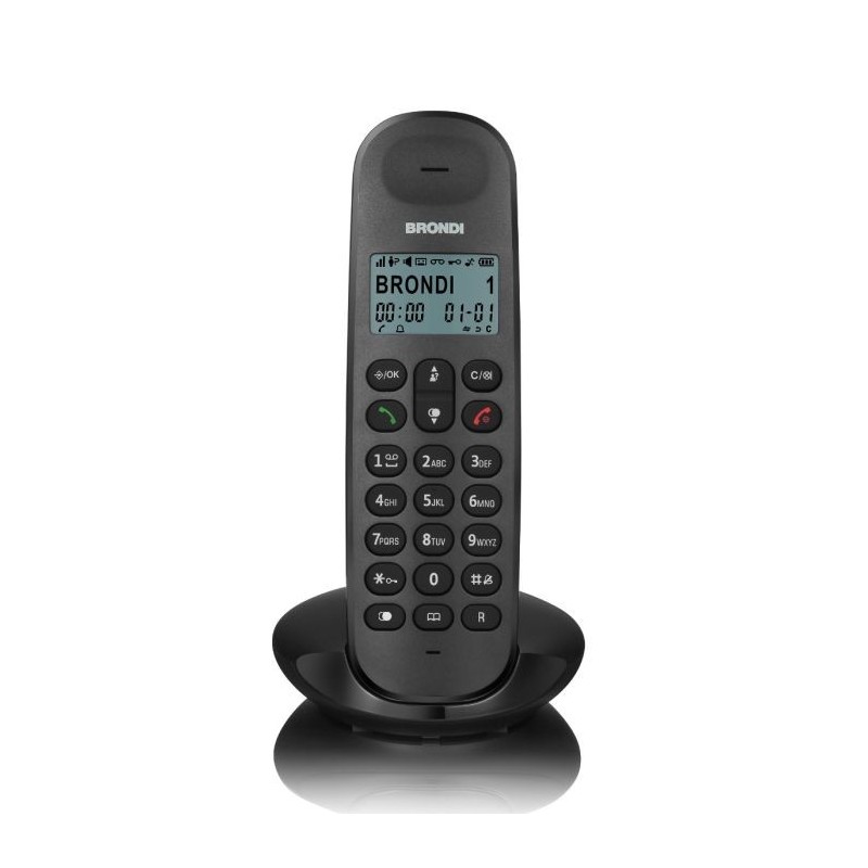 Brondi LOTUS Telefono DECT Nero