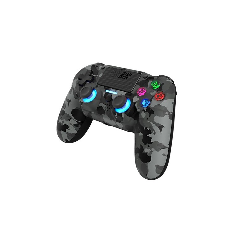 Dragonshock Mizar Mimetico, Grigio Bluetooth Gamepad Analogico Digitale PlayStation 4