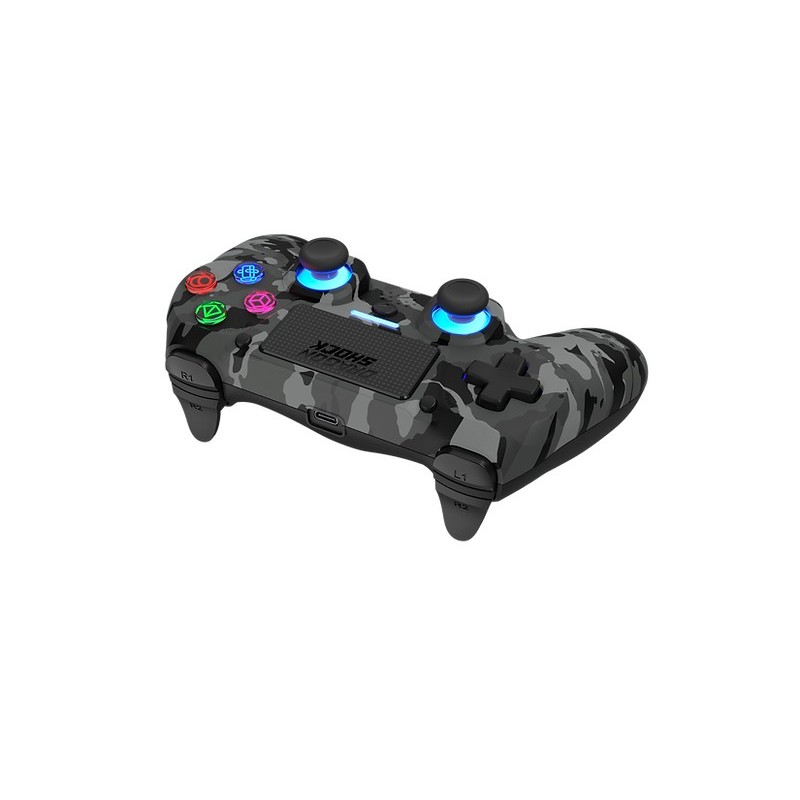 Dragonshock Mizar Mimetico, Grigio Bluetooth Gamepad Analogico Digitale PlayStation 4