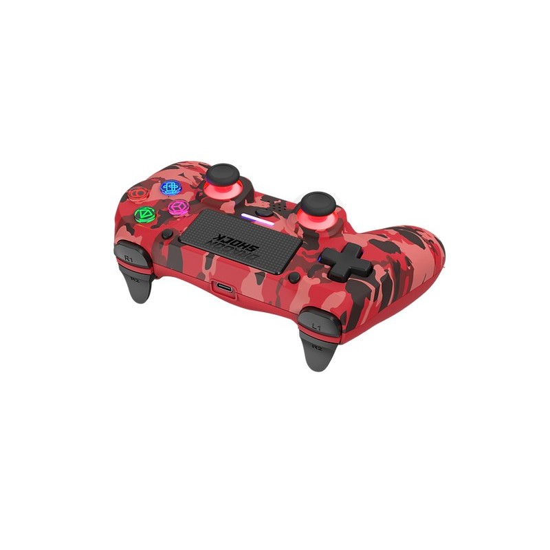 Dragonshock Mizar Mimetico, Rosso Bluetooth Gamepad Analogico Digitale PlayStation 4