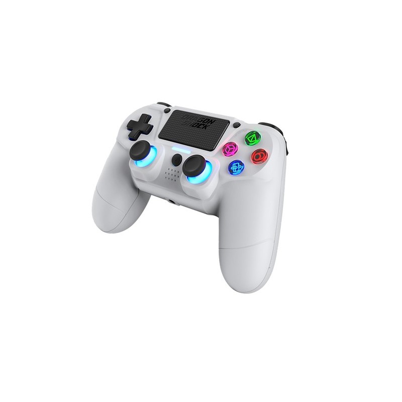 Dragonshock Mizar Bianco Bluetooth Gamepad Analogico Digitale PlayStation 4