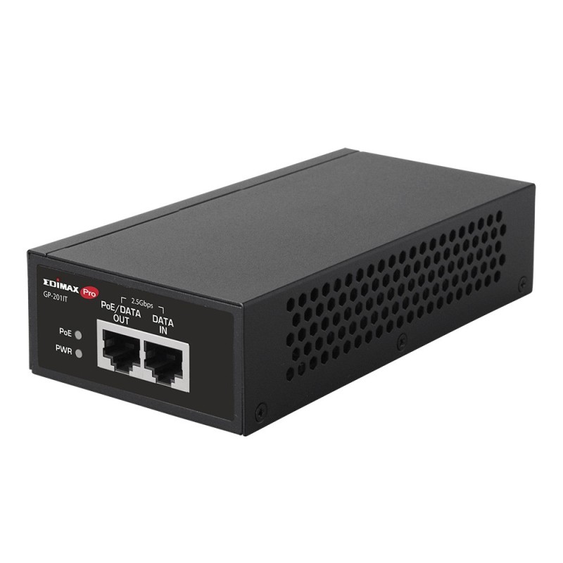 Edimax GP-201IT adattatore PoE e iniettore 2.5 Gigabit Ethernet, Fast Ethernet, Gigabit Ethernet