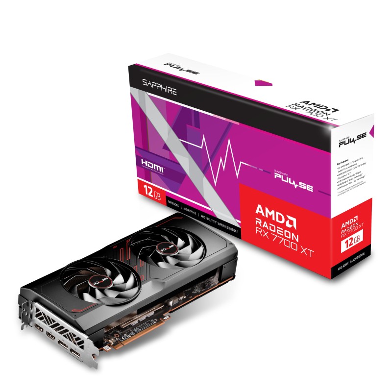 Sapphire PULSE Radeon RX 7700 XT AMD 12 GB GDDR6