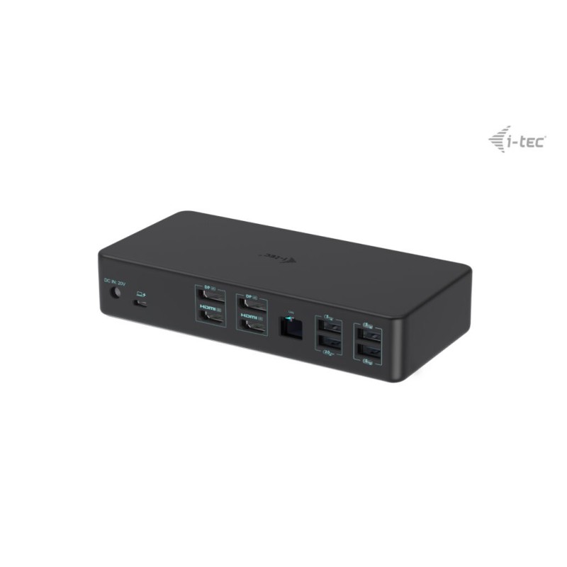 i-tec USB 3.0   USB-C   Thunderbolt 3 Professional Dual 4K Display Docking Station Generation 2 + Power Delivery 100W