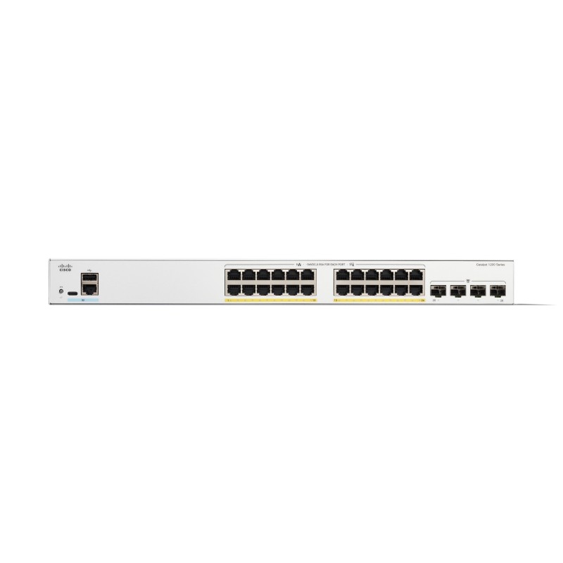 Cisco C1200-24FP-4G switch di rete Gestito L2 L3 Gigabit Ethernet (10 100 1000) Bianco