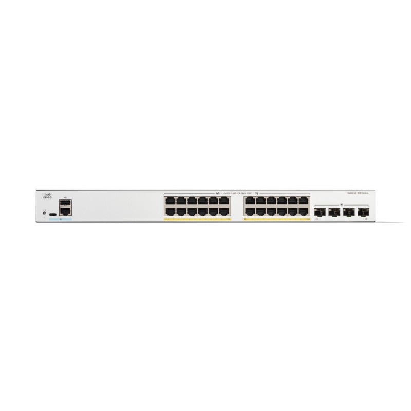 Cisco Catalyst 1200 Gestito L2 Gigabit Ethernet (10 100 1000) Supporto Power over Ethernet (PoE) 1U Bianco