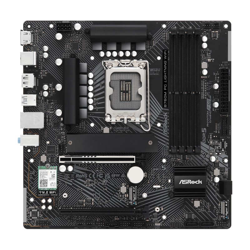 Asrock B760M PG Lightning WiFi Intel B760 LGA 1700 micro ATX