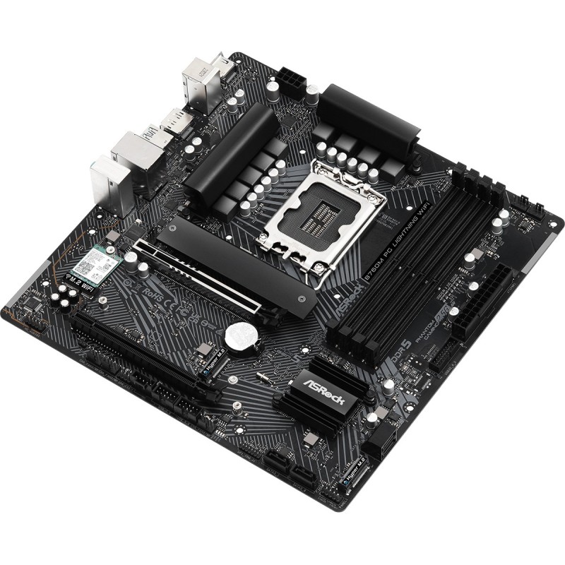 Asrock B760M PG Lightning WiFi Intel B760 LGA 1700 micro ATX