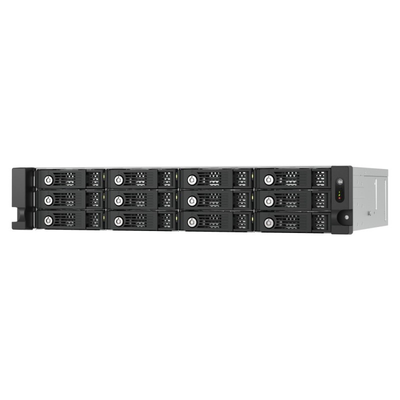 QNAP TL-R1200PES-RP contenitore di unità di archiviazione Box esterno HDD SSD Nero, Grigio 2.5 3.5"
