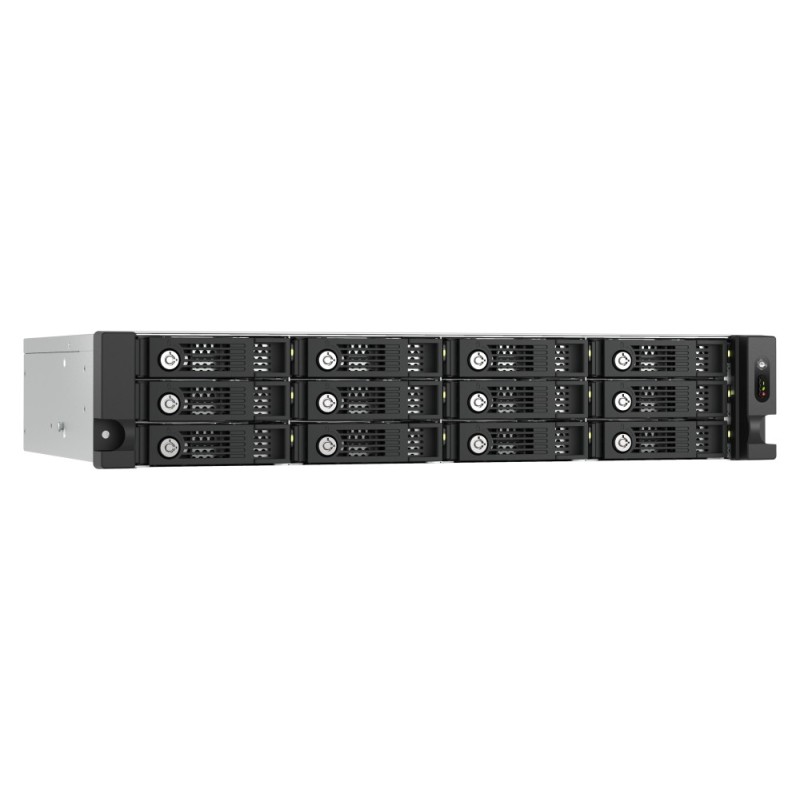 QNAP TL-R1200PES-RP contenitore di unità di archiviazione Box esterno HDD SSD Nero, Grigio 2.5 3.5"