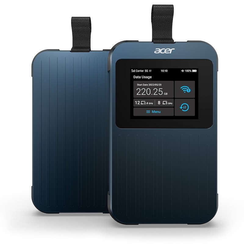 Acer Connect Enduro M3 5G Mobile Wi-Fi, 20GB international data Modem router di rete cellulare