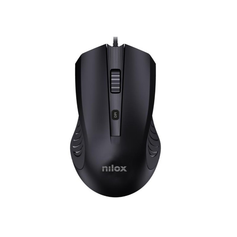 Nilox MOUSB1013 mouse USB tipo A Ottico 2400 DPI