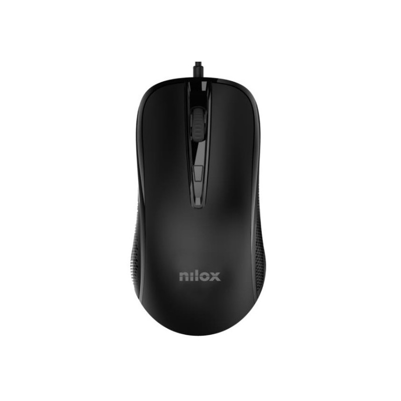 Nilox MOUSB1014 mouse USB tipo A Ottico 2400 DPI