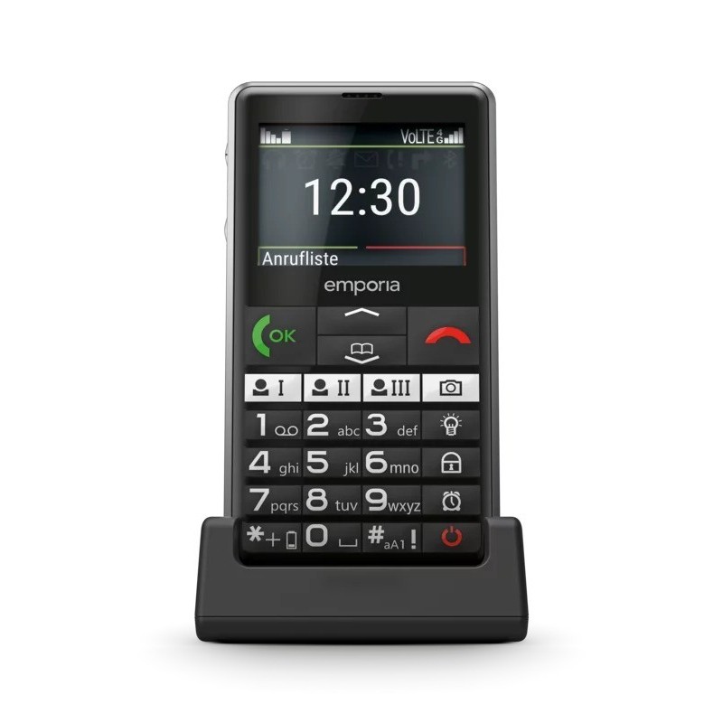 Emporia PURE-LTE 5,87 cm (2.31") 107 g Nero Telefono per anziani