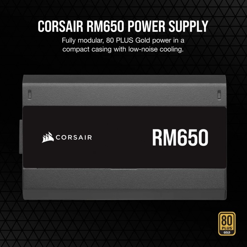 Corsair RM650 alimentatore per computer 650 W 24-pin ATX ATX Nero