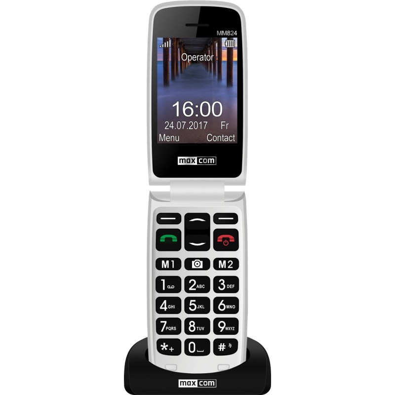 MaxCom MM824(02)171101792 6,1 cm (2.4") 88 g Nero Telefono per anziani