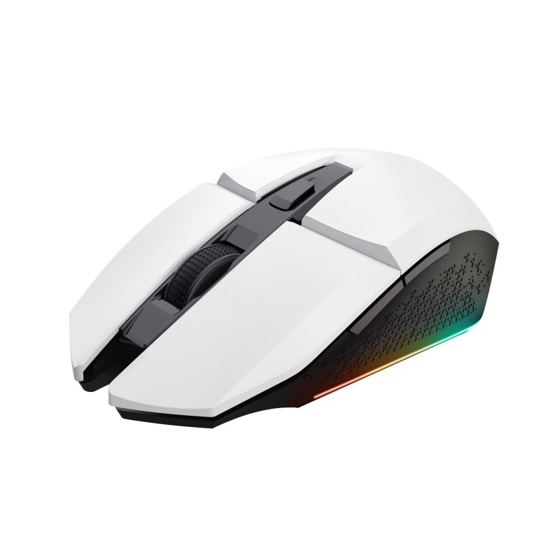 Trust GXT 794W tastiera Mouse incluso USB QWERTY Italiano Bianco