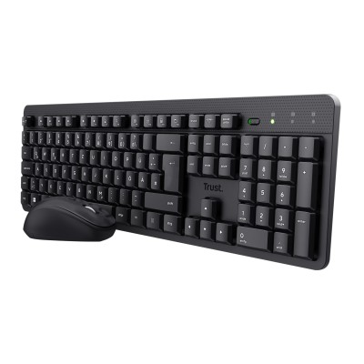Trust TKM-360 tastiera Mouse incluso RF Wireless QWERTY Italiano Nero
