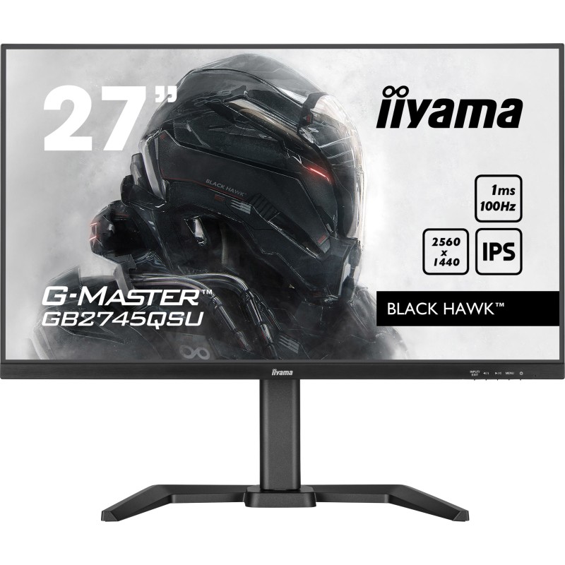 iiyama G-MASTER GB2745QSU-B1 Monitor PC 68,6 cm (27") 2560 x 1440 Pixel 2K Ultra HD LED Nero